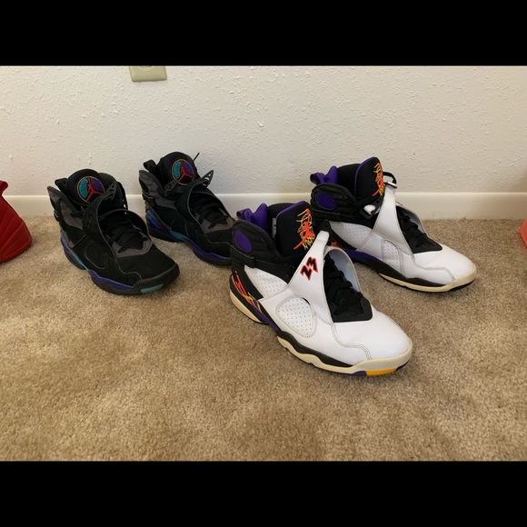 2 Pair of Jordan 8’s - Picture 2 of 4